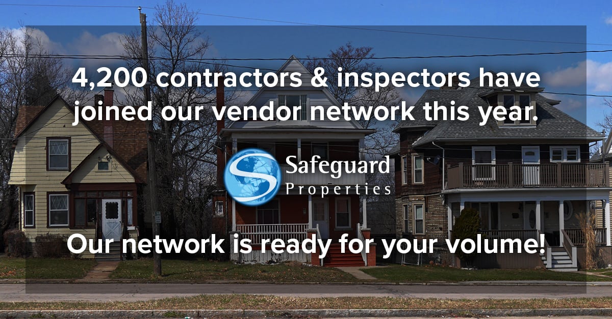 Safeguard Properties Drives Vendor Network Growth Despite Industry